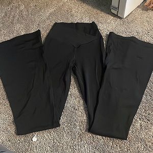 OFFLINE aerie flare pants black